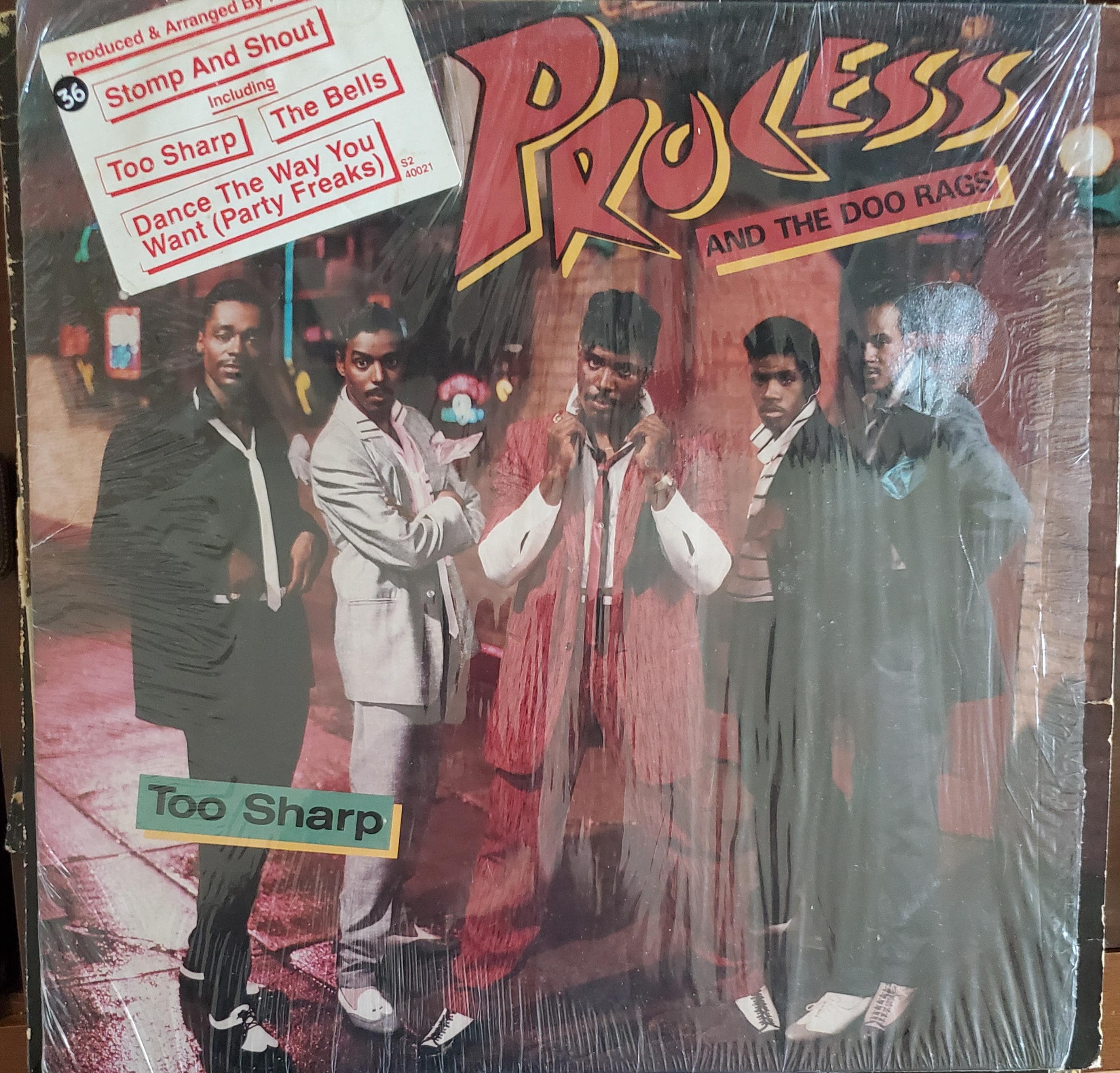 Process and the Doo Rags, Too Sharp, Vintage Vinyl Record Album