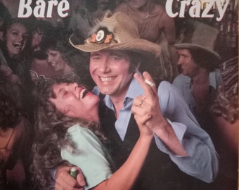 Bobby Bare, Drunk & Crazy, Vintage Record Album, Vinyl LP, Classic Country and Western Music, American Singer Songwriter