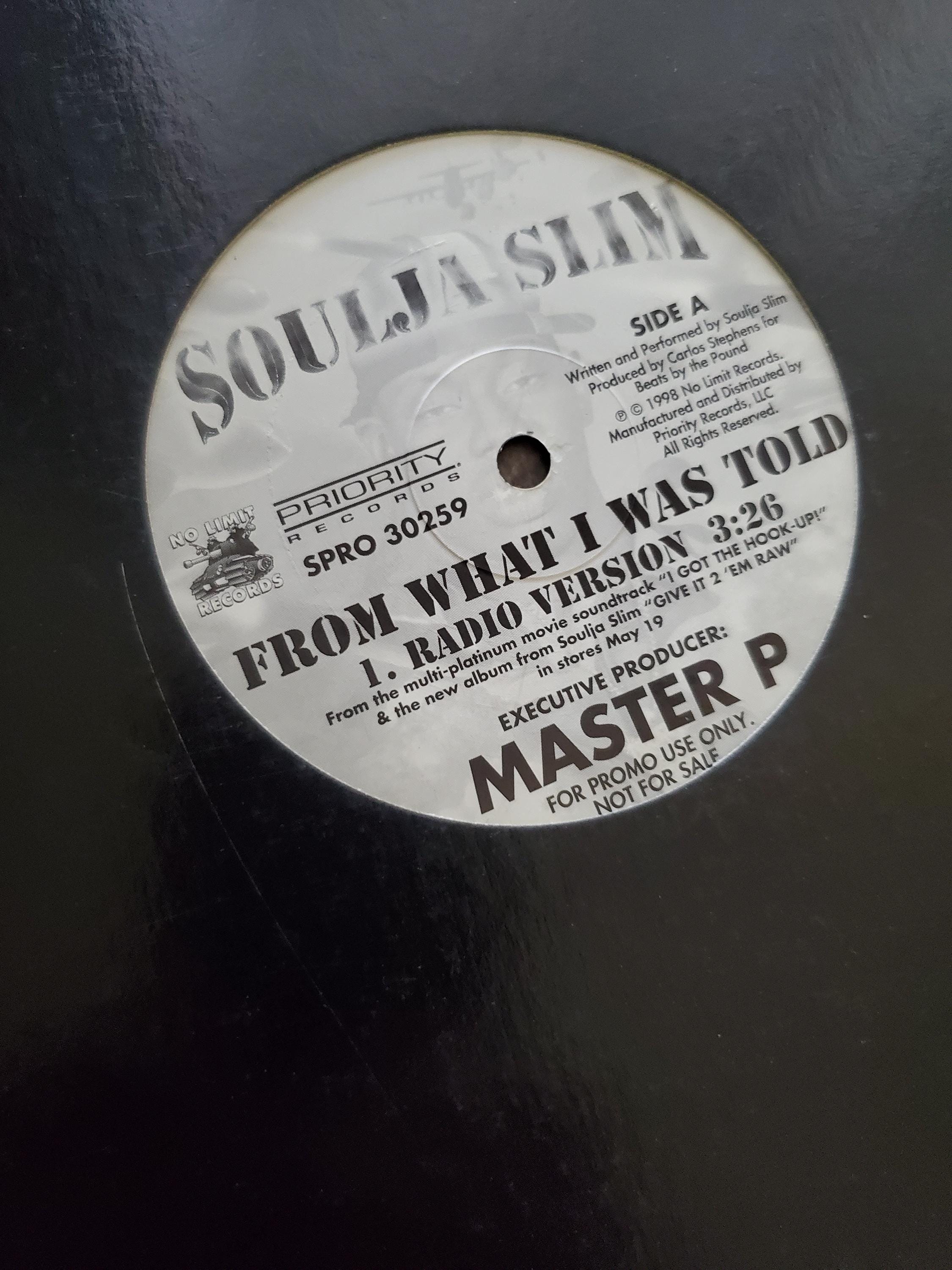Soulja Slim, From What I Was Told, 12