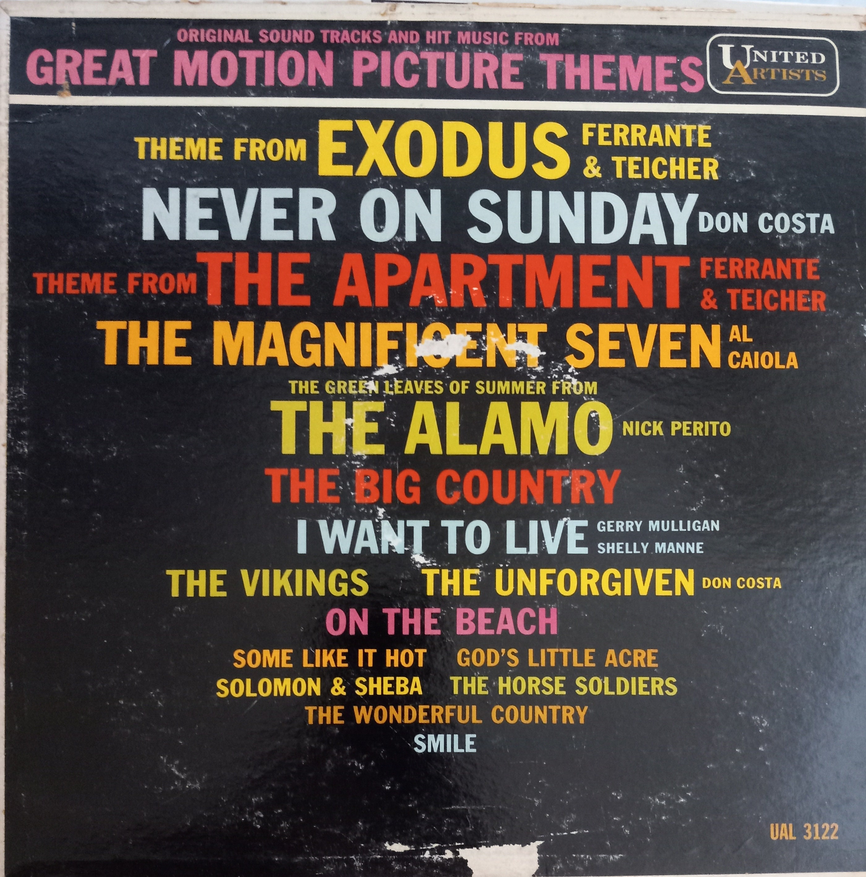 Great Motion Picture Themes, Original Soundtracks and Hit Music