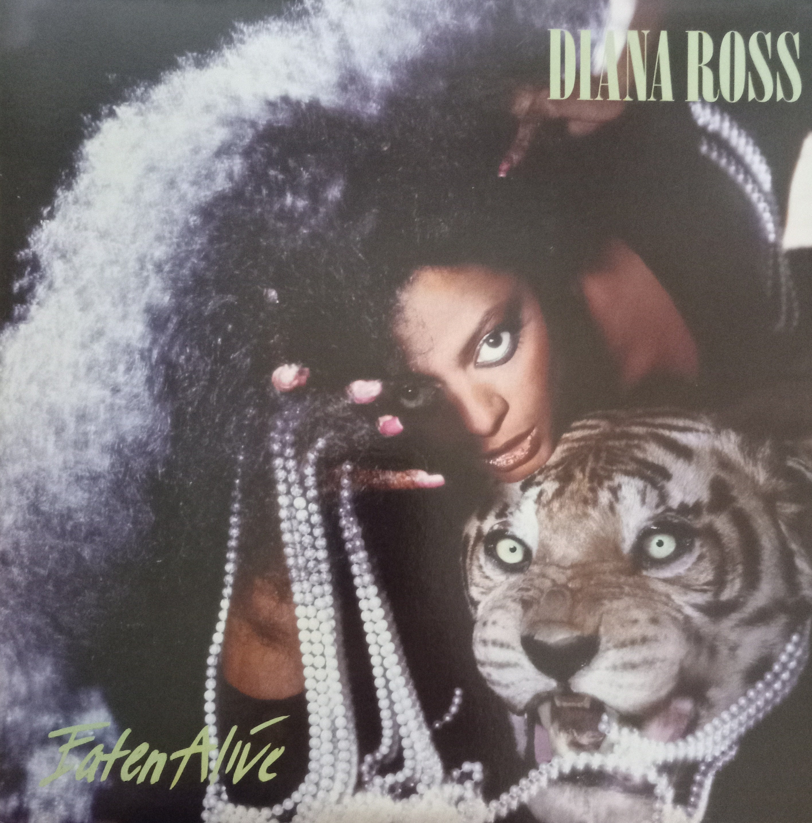 Diana Ross, Eaten Alive, Vintage Record Album, Vinyl LP, Classic