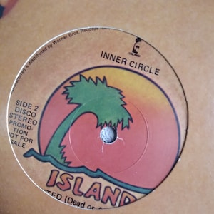 Inner Circle, Everything is Great/Wanted Dead or Alive, 12&quot; Single Play, DJ Club Radio Copy, Vintage Vinyl Record, Classic Jamaican Hip Hop
