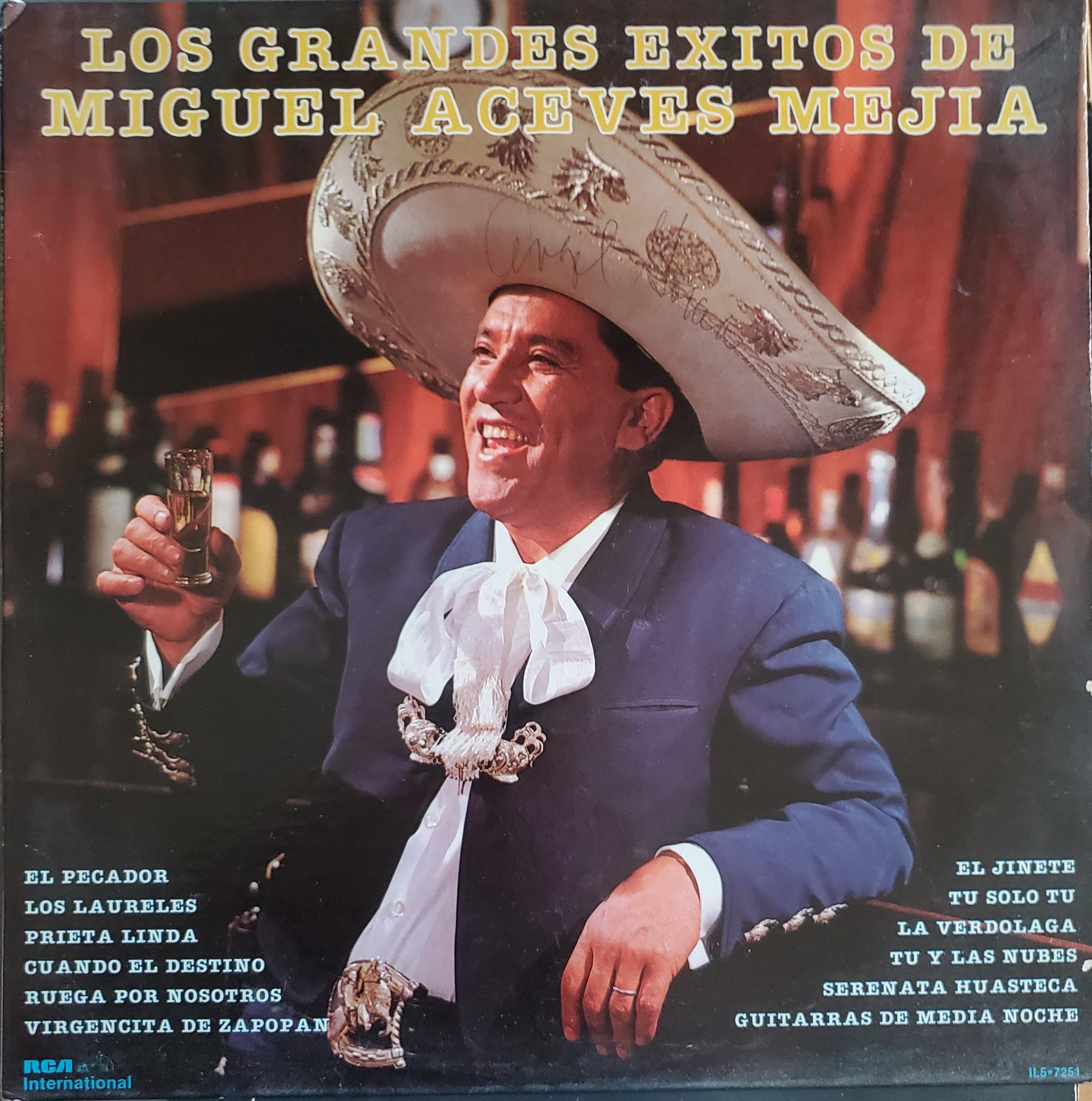 Miguel Aceves Mejia, Los Grandes Exitos, Vintage Vinyl Record
