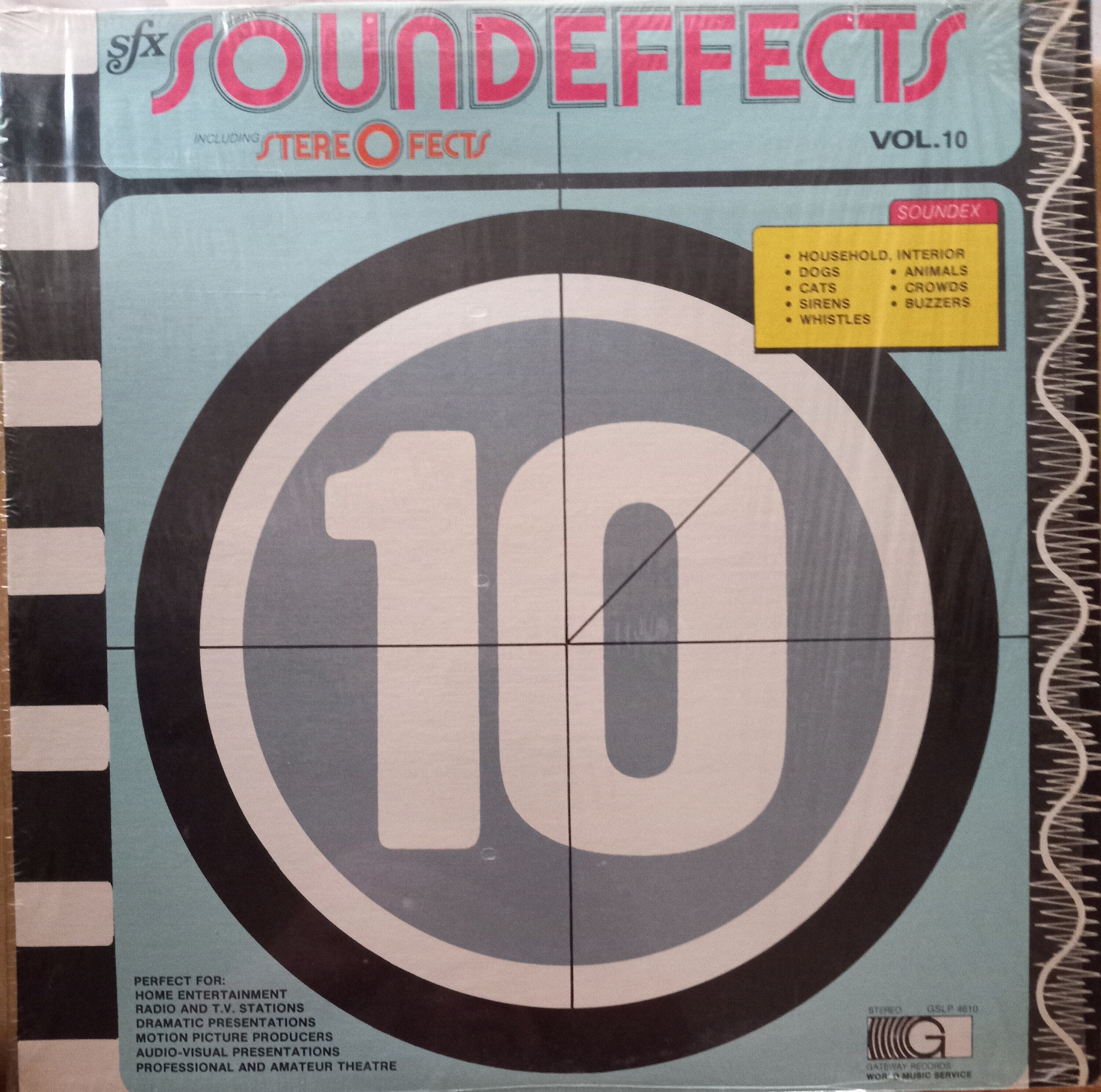 SFX Sound Effects Volume 10 Vintage Record Album Vinyl LP
