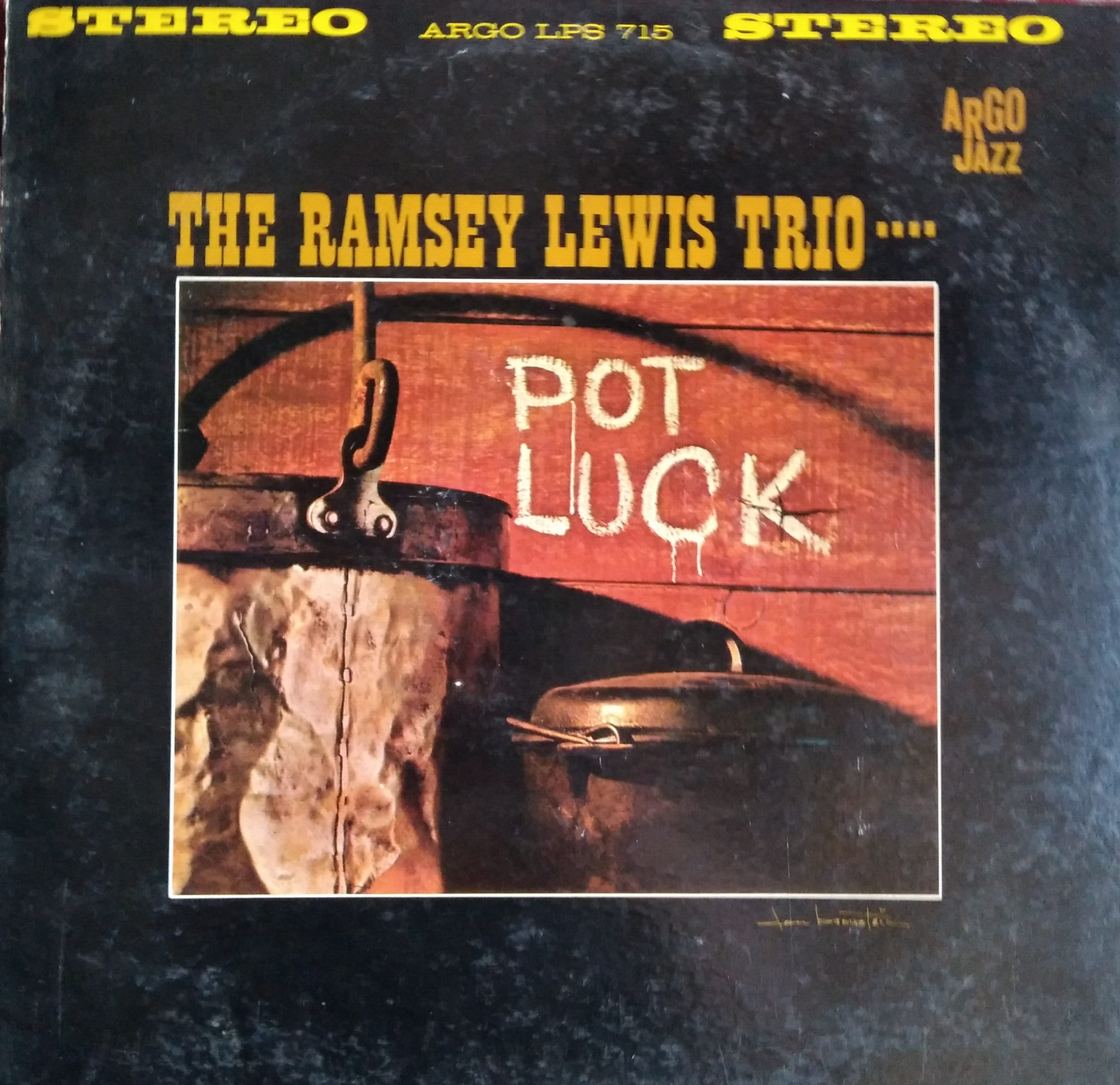 Ramsey Lewis Trio, Pot Luck, Vintage Record Album, Vinyl LP