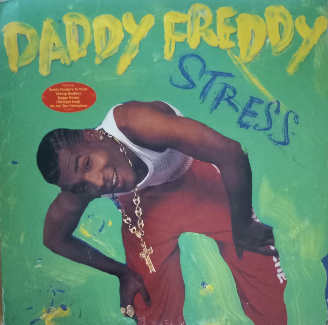 Stressed Out Rapping Part Daddy Freddy, Stress, Vintage Record Album, Vinyl LP, Classic Hip Hop ...