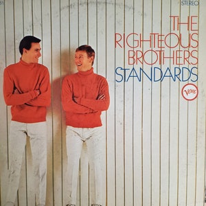The Righteous Brothers, Standards, Vintage Record Album, Vinyl LP, Classic Pop Music, American Singing Duo Popular in the 60&#39;s and 70&#39;s