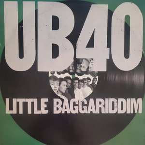 UB40, Little Baggariddim, Vintage Vinyl Record Album, Classic Rock Reggae, English Reggae Pop Band, Featuring Chrissie Hynde on Track 1