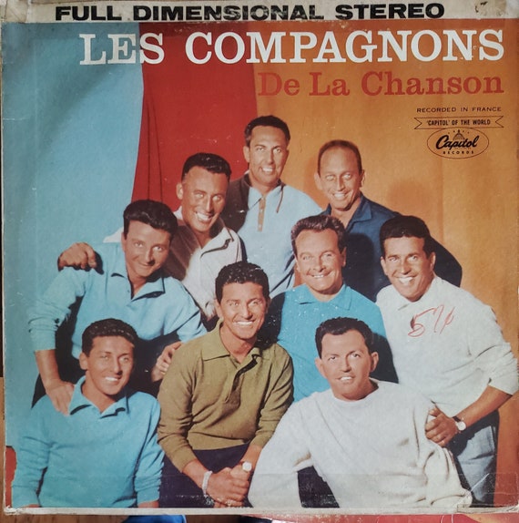 Les Compagnons De La Chanson, Vintage Vinyl Record Album, Classic