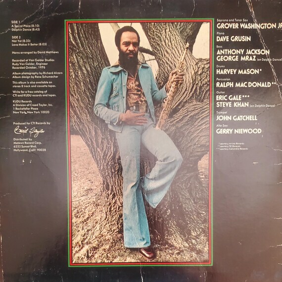 Grover Washington Jr., A Secret Place, Vintage Record Album, Vinyl