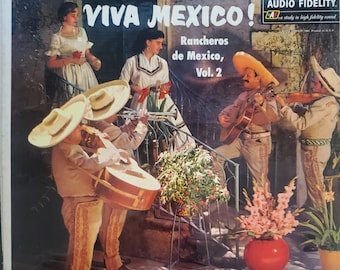 Viva Mexico, YOUR CHOICE, Orizaba and His Orchestra or Mariachi Miguel Dias, Vintage Record Album, Vinyl LP, Classic Latin Folk Music Dance
