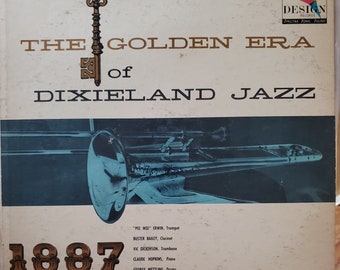 The Golden Era of Dixieland Jazz, 1887 to 1937, Compilation Album, Original Artists, Vintage Vinyl Record, Classic Jazz Music