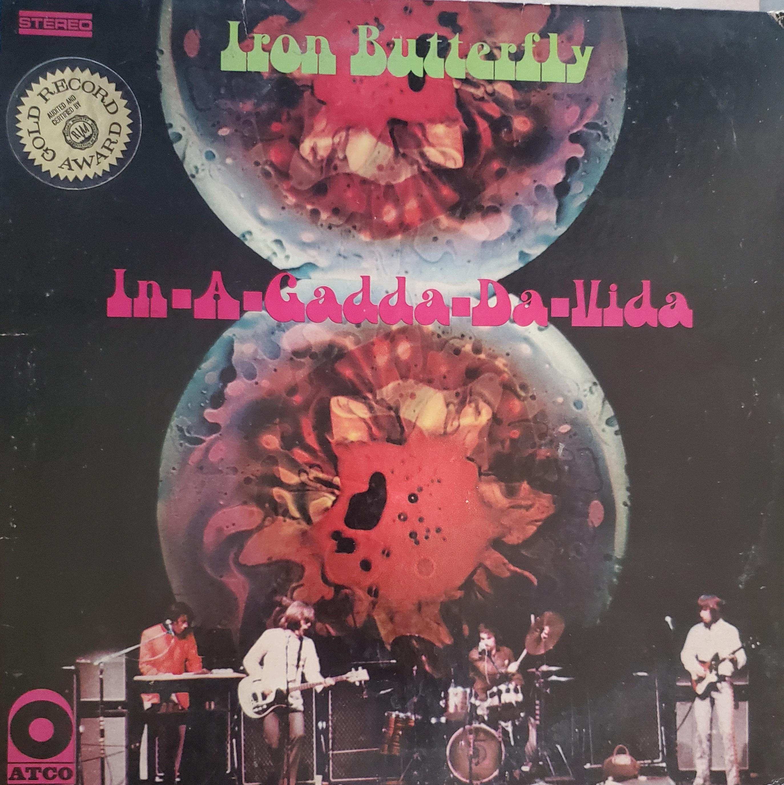 Iron Butterfly, In-a-gadda-da-vida, Vintage Record, Vinyl LP 