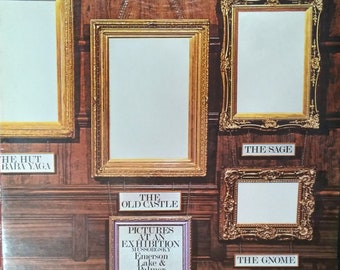 Emerson Lake & Palmer, Pictures at an Exhibition Mussorgsky, Vintage Record Album, Vinyl LP, Classical and Progressive Rock Music