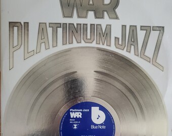 War, Platinum Jazz, Vintage Record Album, Vinyl LP, Classic Funk Rock Band, California Band, Jazz, Latin, Rhythm and Blues, Reggae