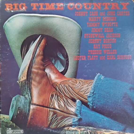 Big Time Country Various Artists Compilation Album Vintage Etsy Australia