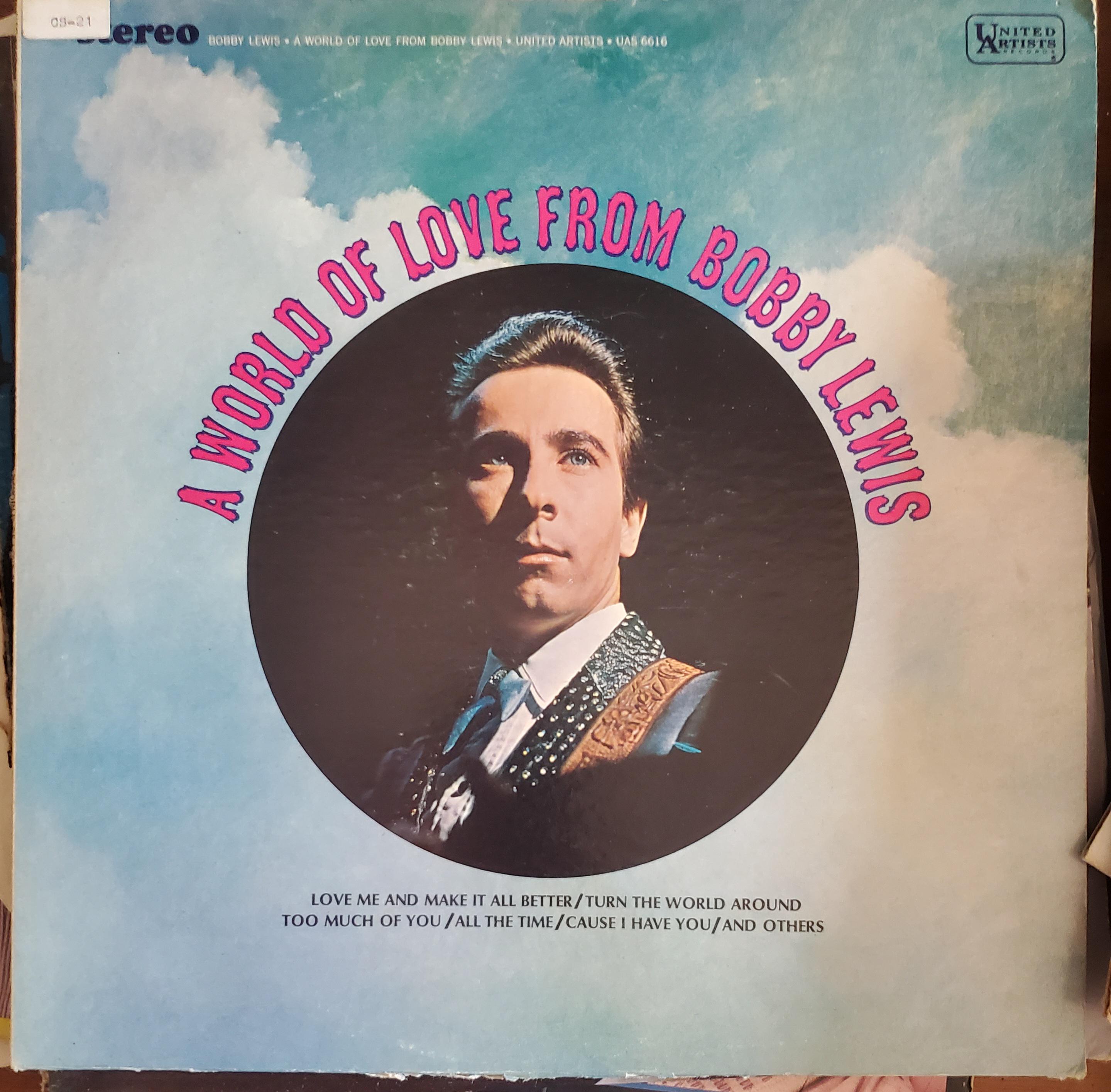 Bobby Lewis, A World of Love From Bobby Lewis, AUTOGRAPHED