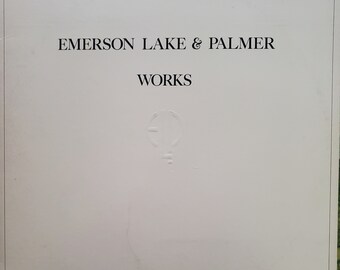 Emerson Lake & Palmer, Works, Volume 2, Vintage Record Album, Vinyl LP, Classical and Progressive Rock Music