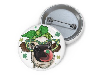 St Patricks Day Pin Buttons, Three size options, Teacher Pin for St Pattys Day