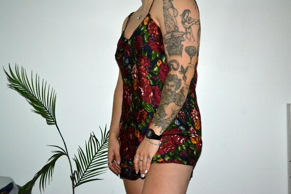 Vintage Floral 100% Silk Slip Dress - Vintage Slee