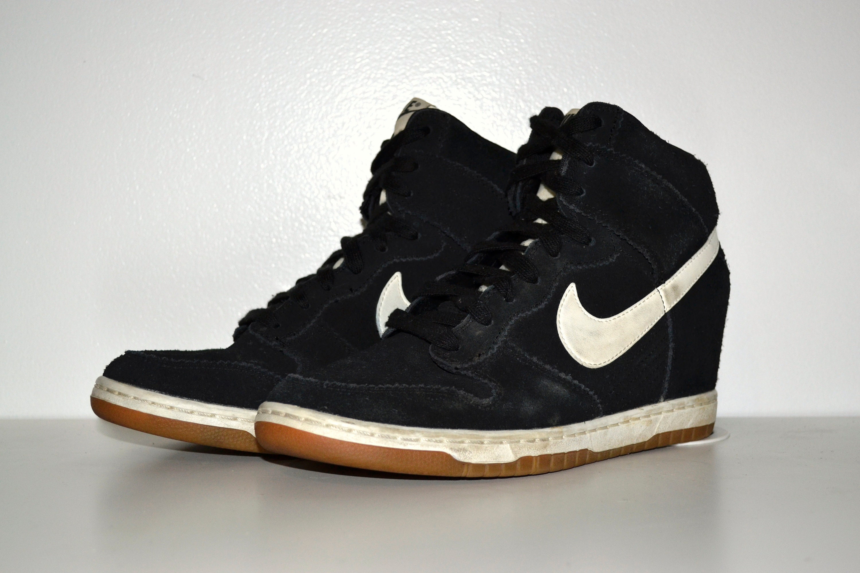 nike vintage suede high tops