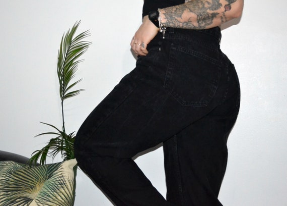 TOMMY HILFIGER - Vintage High Waisted Black Tommy