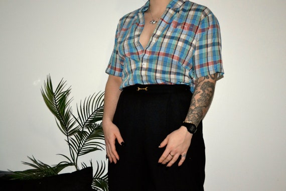 GIVENCHY - Vintage Colourful Plaid Givenchy Short