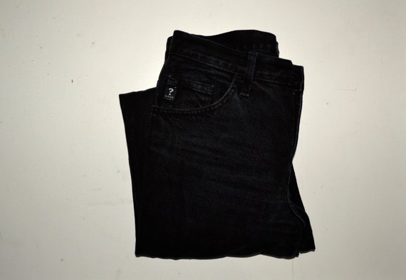 GUESS - Vintage High Waisted Black Guess Jeans - Gem