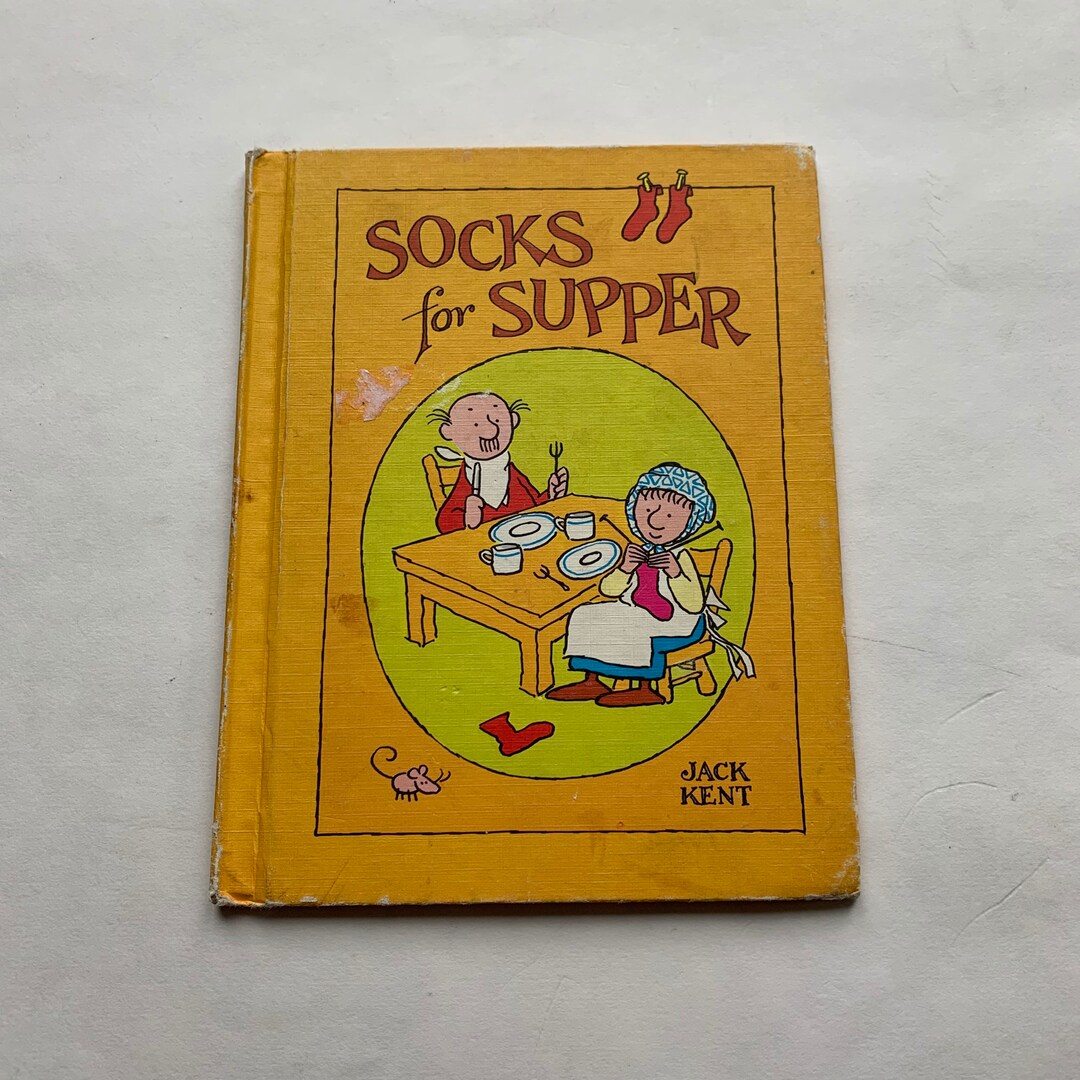 Socks for Supper. Jack Kent. 1978. Vintage Kids Book. Funny Kids Story