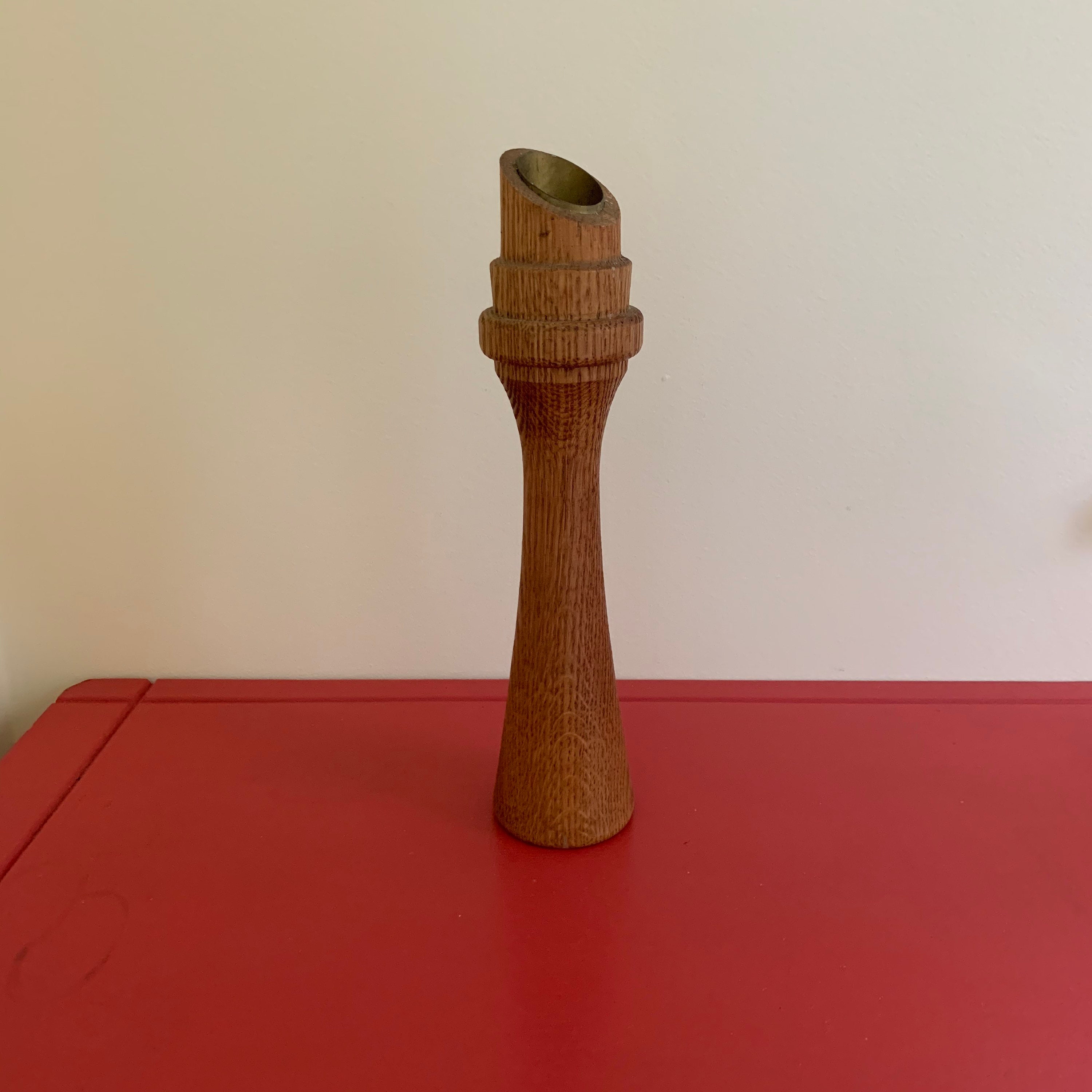 Soporte de velas de madera MidCentury. Estilo danés. | Etsy