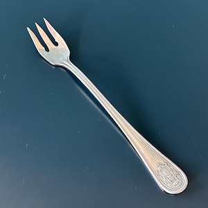 Hotel Pennsylvania Cocktail Fork. Vintage New York Hotel Silver Plate. Reed & Barton. New York City History.