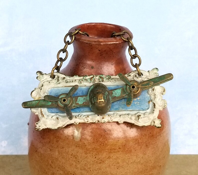 Steampunk Propeller Necklace WWI WWII Bomber Aircraft Etsy
