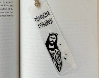 Smut Bookmark, Funny Bookmarks, Corner Peeking Jesus, Book lover, Birthday gifts, Bookclub Gifts