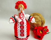 Art doll textile OOAK stuff doll Collecting fabric doll Handmade Doll Rag doll Amulet Good Luck Talisman handcrafted GIFT for her Christmas