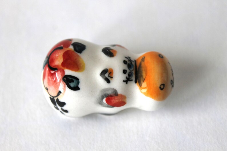 Tiny Hippo Gift Animal Figurine Hippopotamus ceramic sculpture Small animal miniature Hippo Art Items Gift for hippo lover Newborn boy girl