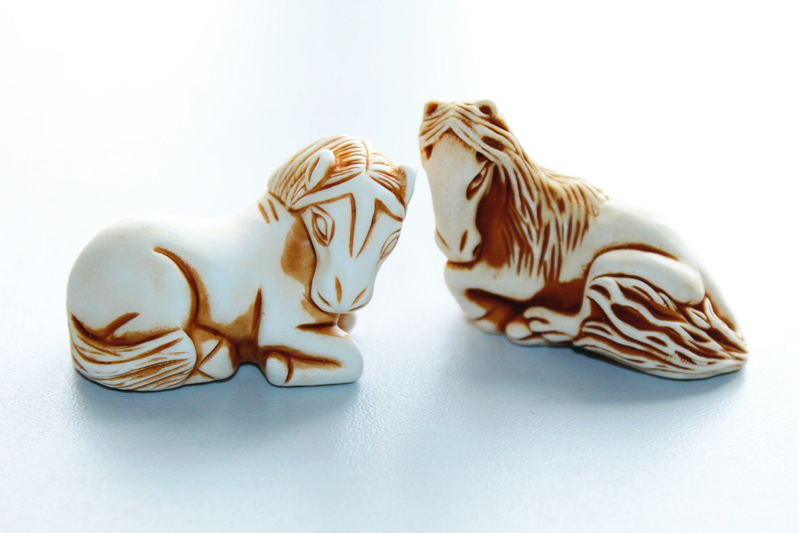 Small Horse Figurine Tiny Horse Statuette Ceramic Sculpture Etsy