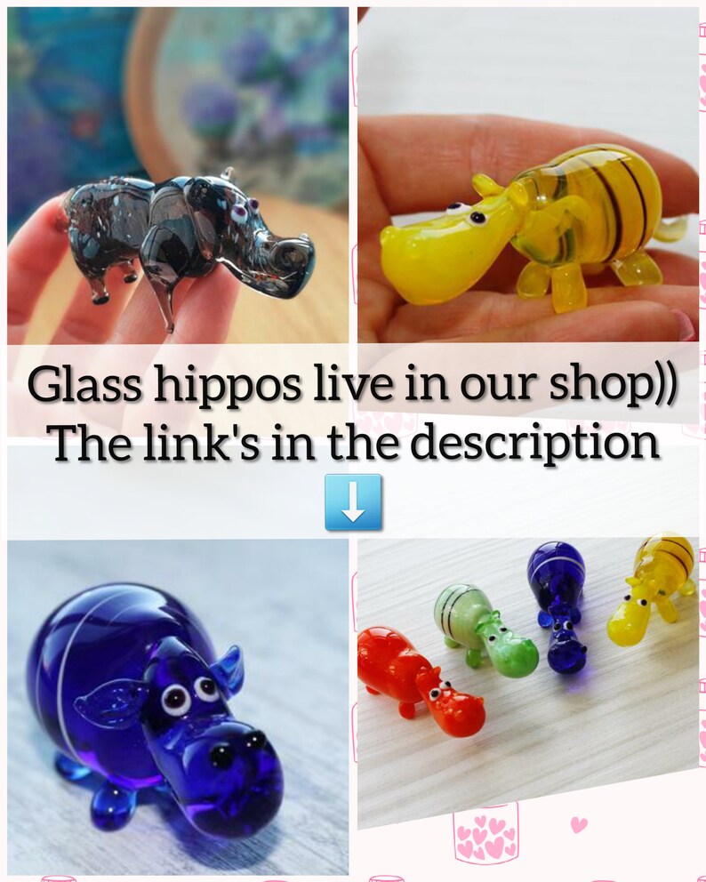 Tiny Hippo Gift Animal Figurine Hippopotamus ceramic sculpture Small animal miniature Hippo Art Items Gift for hippo lover Newborn boy girl