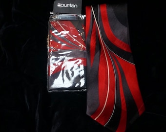 Ultra Modern Silk Tie with Matching Pocket Square