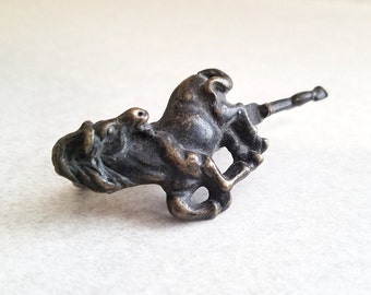 Unique Antique Padlock - Horse Figure