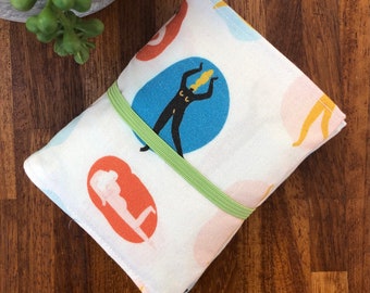 Yoga Period Essentials Kit: Cotton Privacy Pouch, Teen/Tween Gift