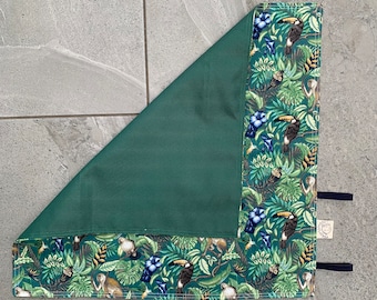 Manta de picnic impermeable con estampado de jungla: manta para exteriores, cambiador para bebés