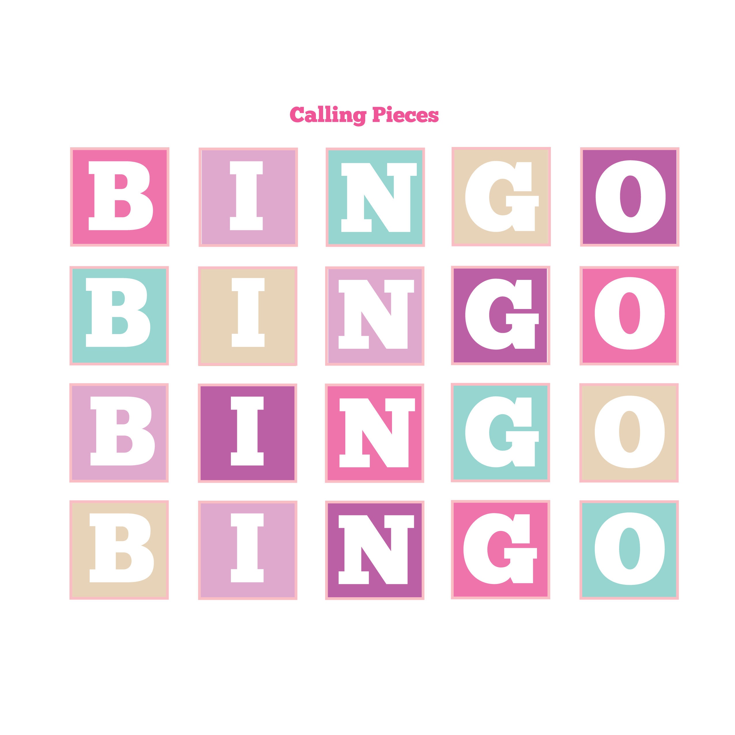 Free printable bingo markers