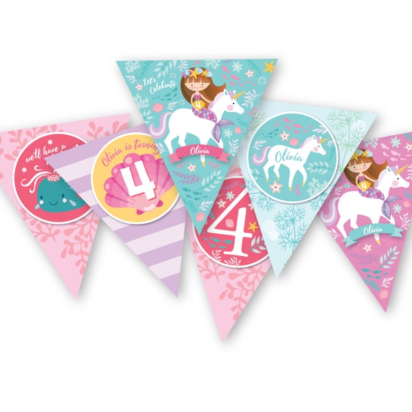 Unicorn Garland - Etsy