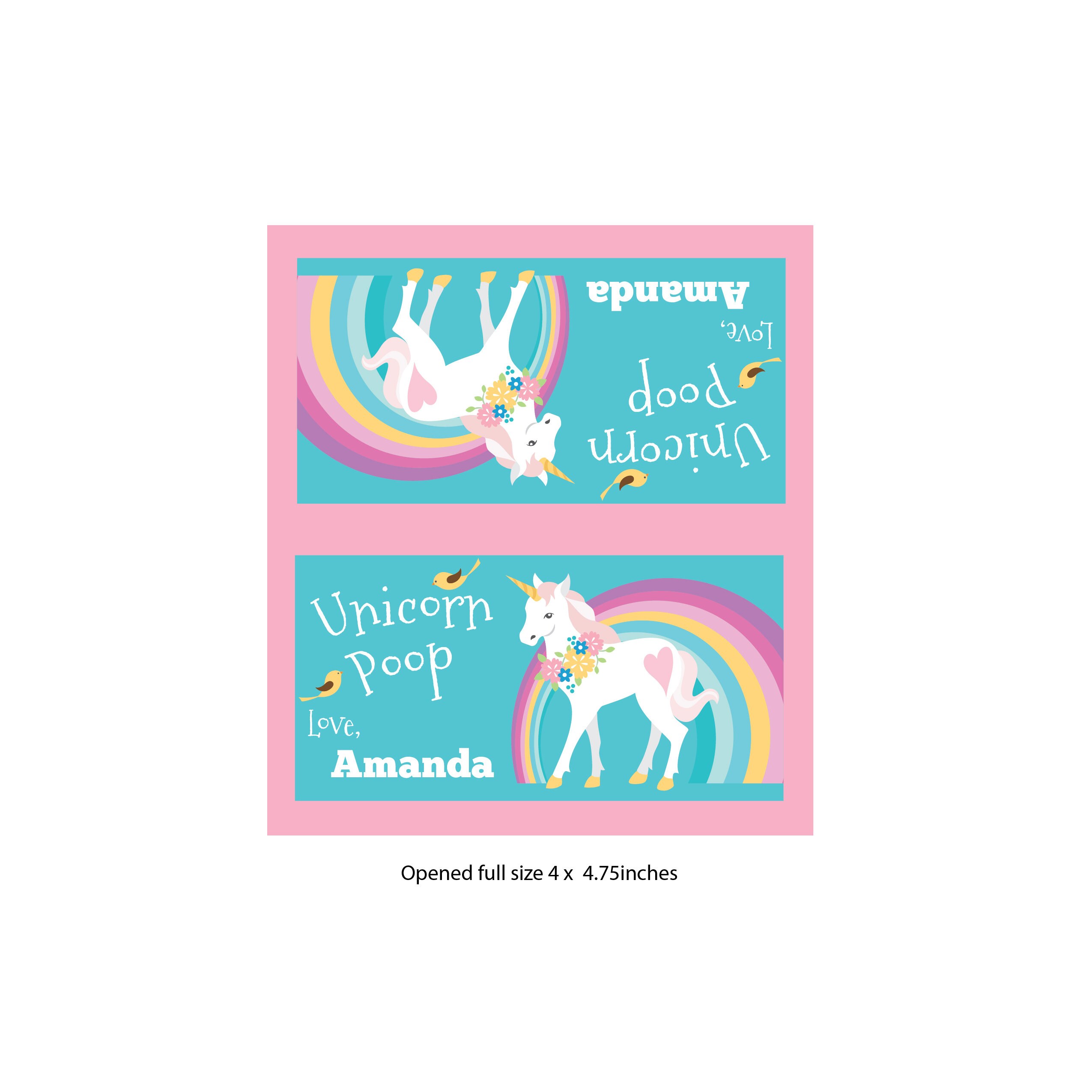 Unicorn Poop, Unicorn Party Treat Bag Topper - Valentin Party, Unicorn Birthday, Magical Party ...