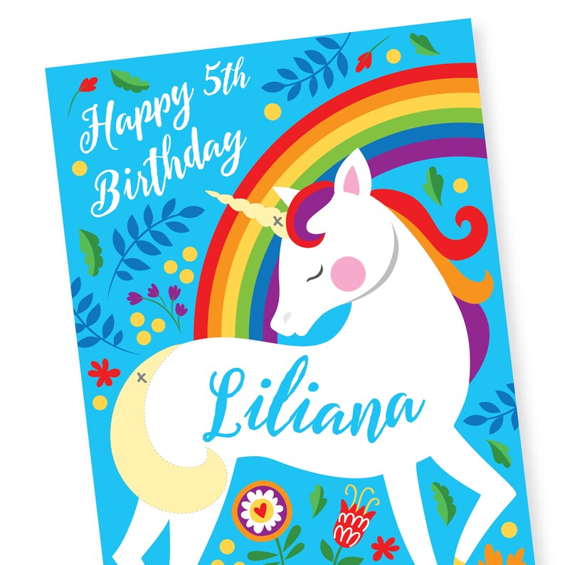 pin the tail on the unicorn unicorn party game diy party etsy