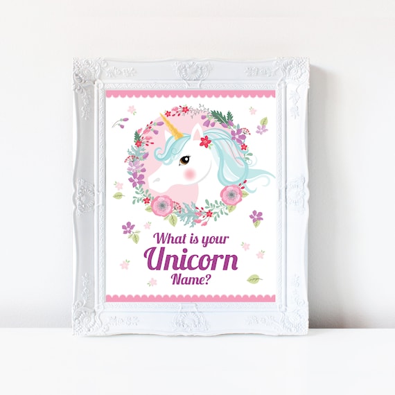 Papercraft Unicorns Unicorn Printable 15 Unicorn Party Digital Images ...