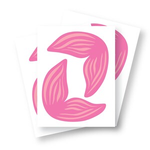 Pin the Tail on the Mermaid Party Game, Customizable, (Digital Files) image 3