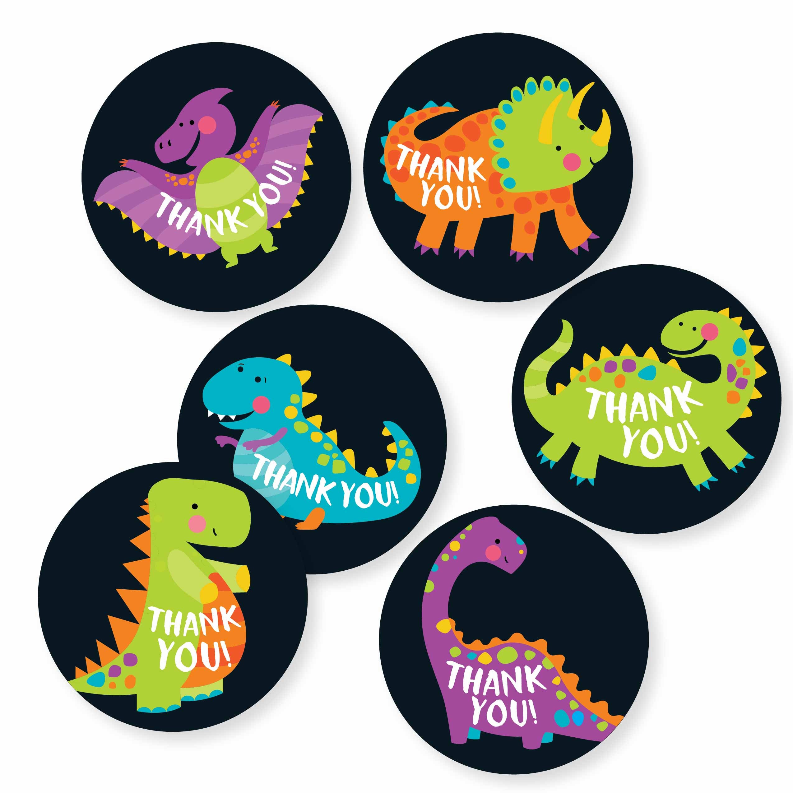 Dinosaur Birthday Party Favor Tags