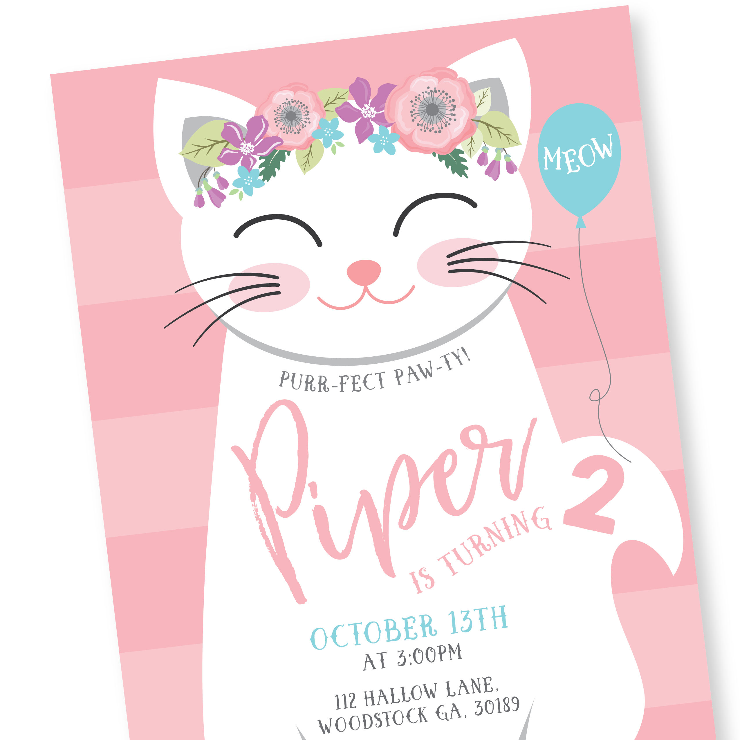 cat-birthday-party-invitation-kitten-cat-birthday-girl-printable