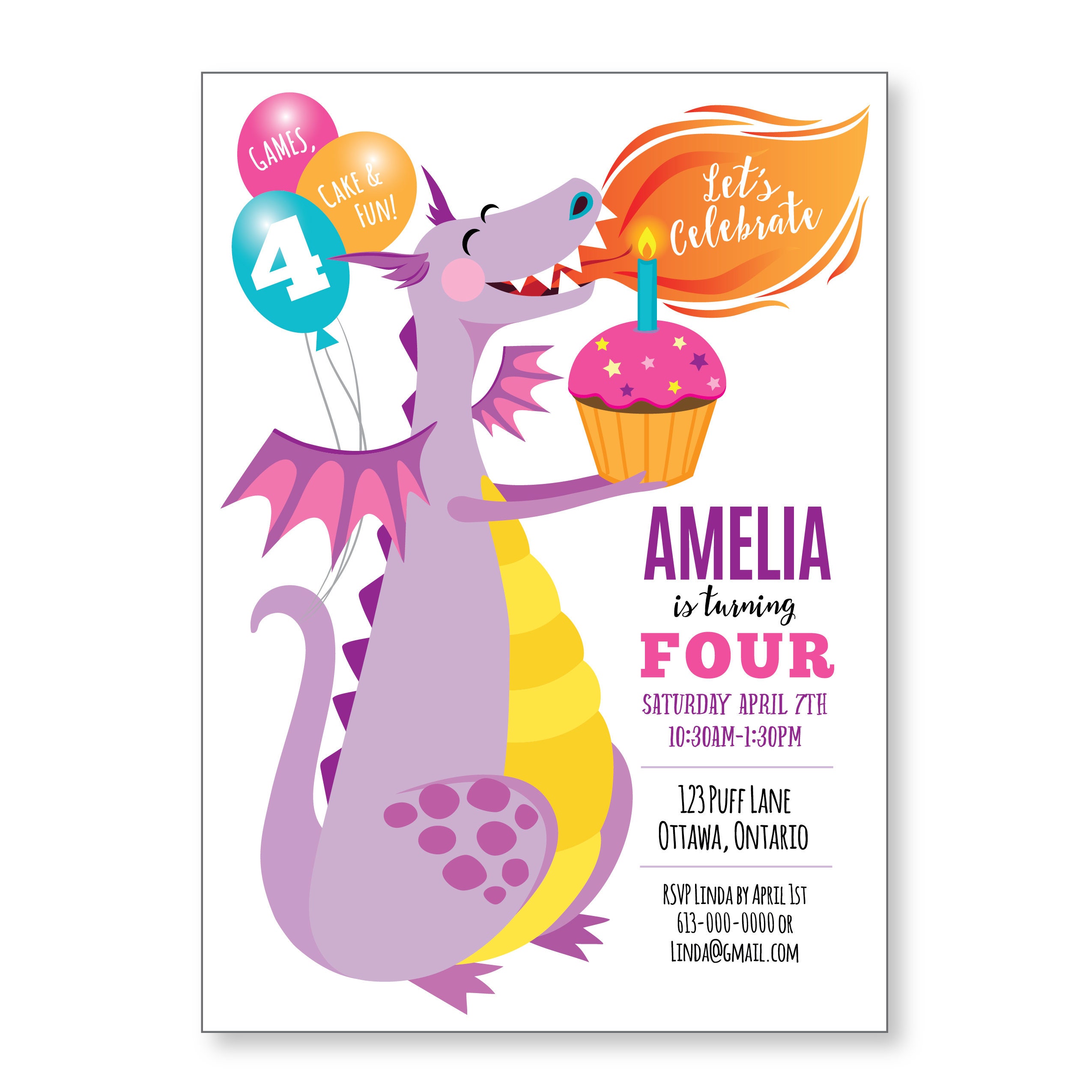 purple-dragon-birthday-invitation-cute-dragon-invitation-printable